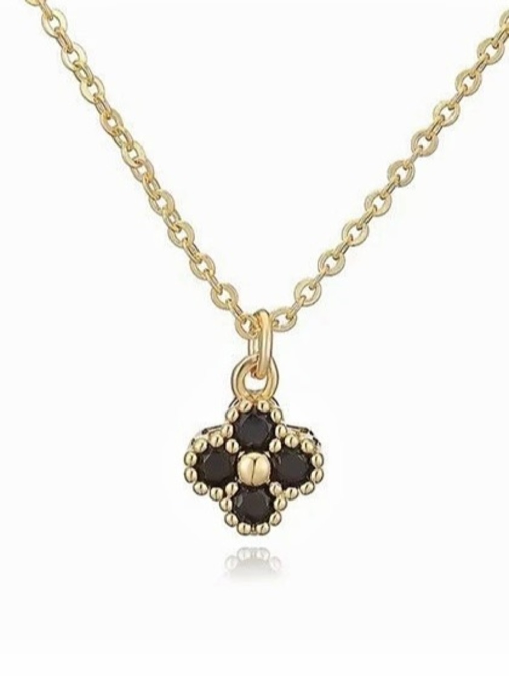 Gold-Tone Pendant Necklace